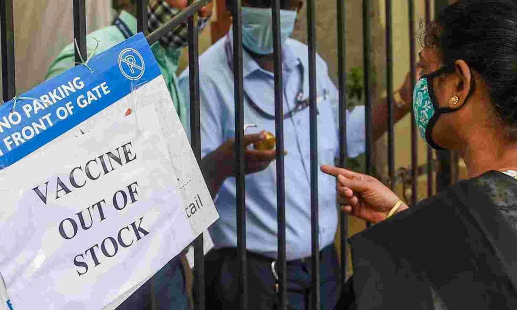 वैक्सीन का कोटा, राज्यों का विरोध